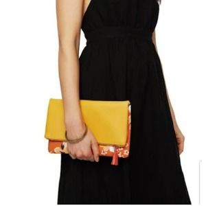 Rachel Pally Reversible Zahara Clutch Orange